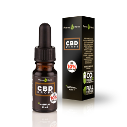 Huile de CBD 10% à l'huile de chanvre en 10ml