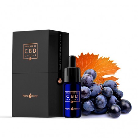 Huile de CBD 15% à l'huile de pépins de raisins 10ml