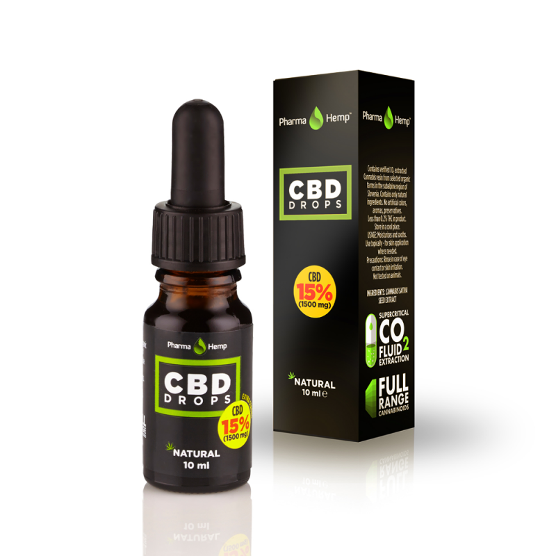 Huile de CBD 15% à l'huile d'olive en 10ml