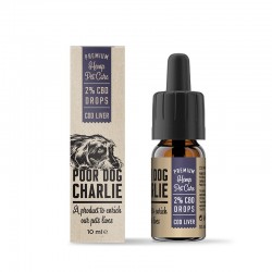 Huile de CBD 2% Poor Dog Charlie au Foie de Morue