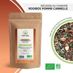 Infusion au chanvre rooibos pomme cannelle