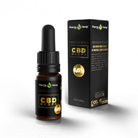 Huile de CBD 6,6% Premium Black à l'huile d'olive