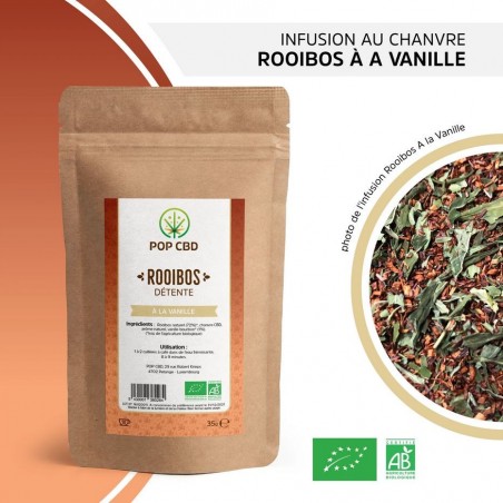 Infusion au chanvre Rooibos vanille bourbon