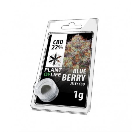 Résine Jelly de CBD BLUEBERRY 22% en 1gr