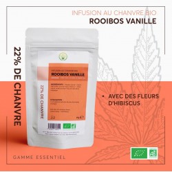 Infusion au chanvre rooibos à la vanille