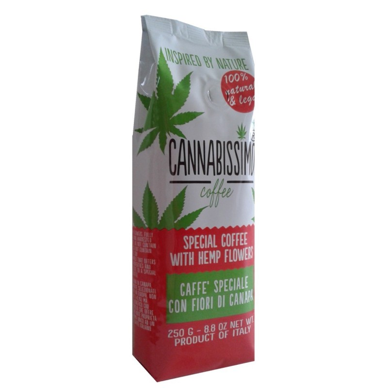 Café moulu aux fleurs de chanvre CBD - 250grs