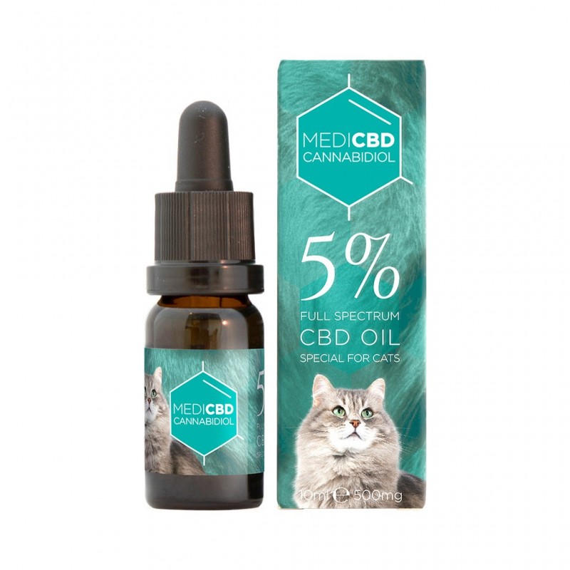 Huile de CBD 5% pour chat