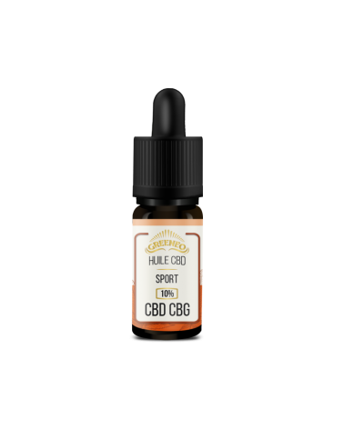 Huile de CBD+CBG 10% Greeneo Sport 10ml