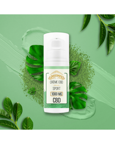 Crème Sport au CBD 1000mg GREENEO