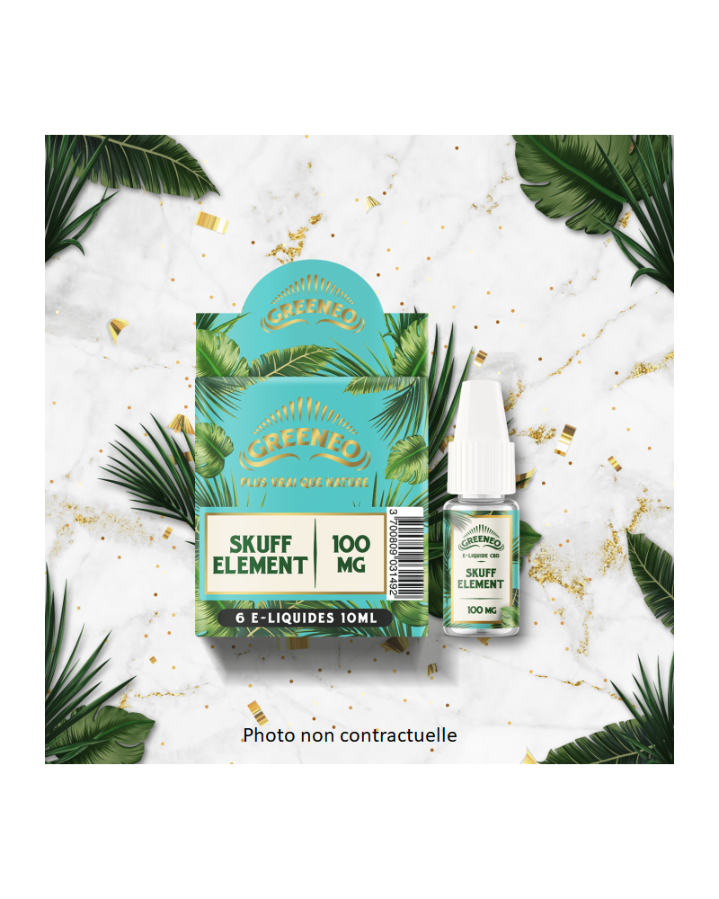 E-liquide au CBD 500mg GREENEO Skuff Element