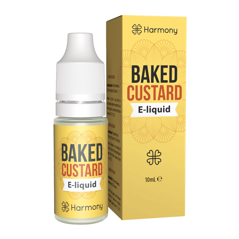 E-liquide au CBD 100mg BAKED CUSTARD - Harmony