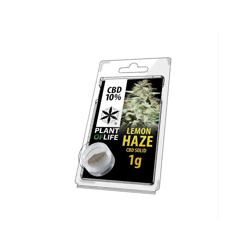 Résine de CBD solide LEMON HAZE 10% en 1gr