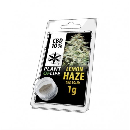 Résine de CBD solide LEMON HAZE 10% en 1gr