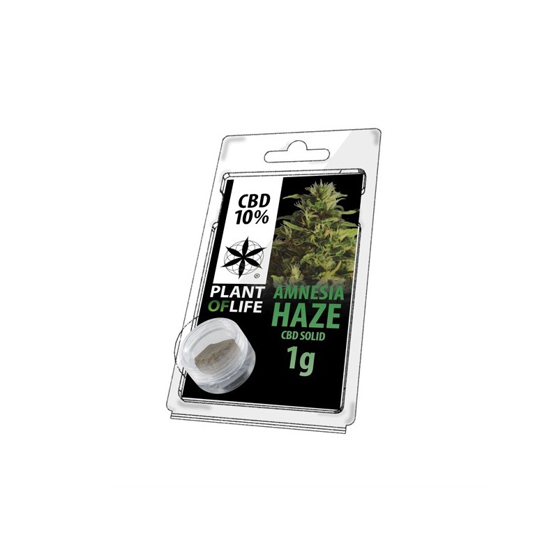 Résine de CBD solide AMNESIA HAZE 10% en 1g