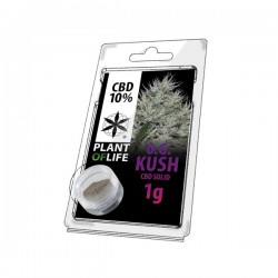 Résine de CBD solide OG KUSH 10% en 1gr