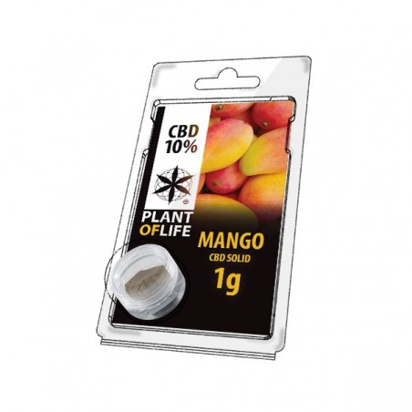 Résine de CBD solide MANGO 10% en 1gr