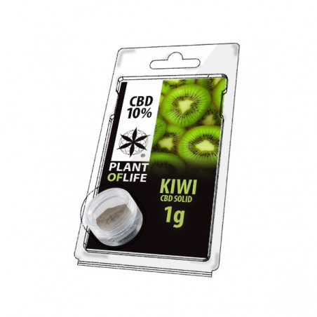 Résine de CBD solide KIWI 10% en 1gr