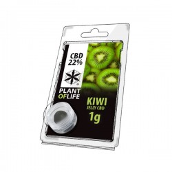 Résine Jelly de CBD KIWI 22% en 1gr