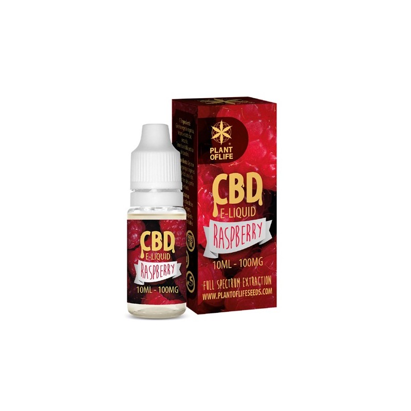 E-liquide au CBD 100mg RASPBERRY Full Spectrum