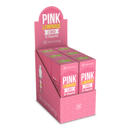 E-liquide au CBD 100mg PINK LEMONADE - Harmony